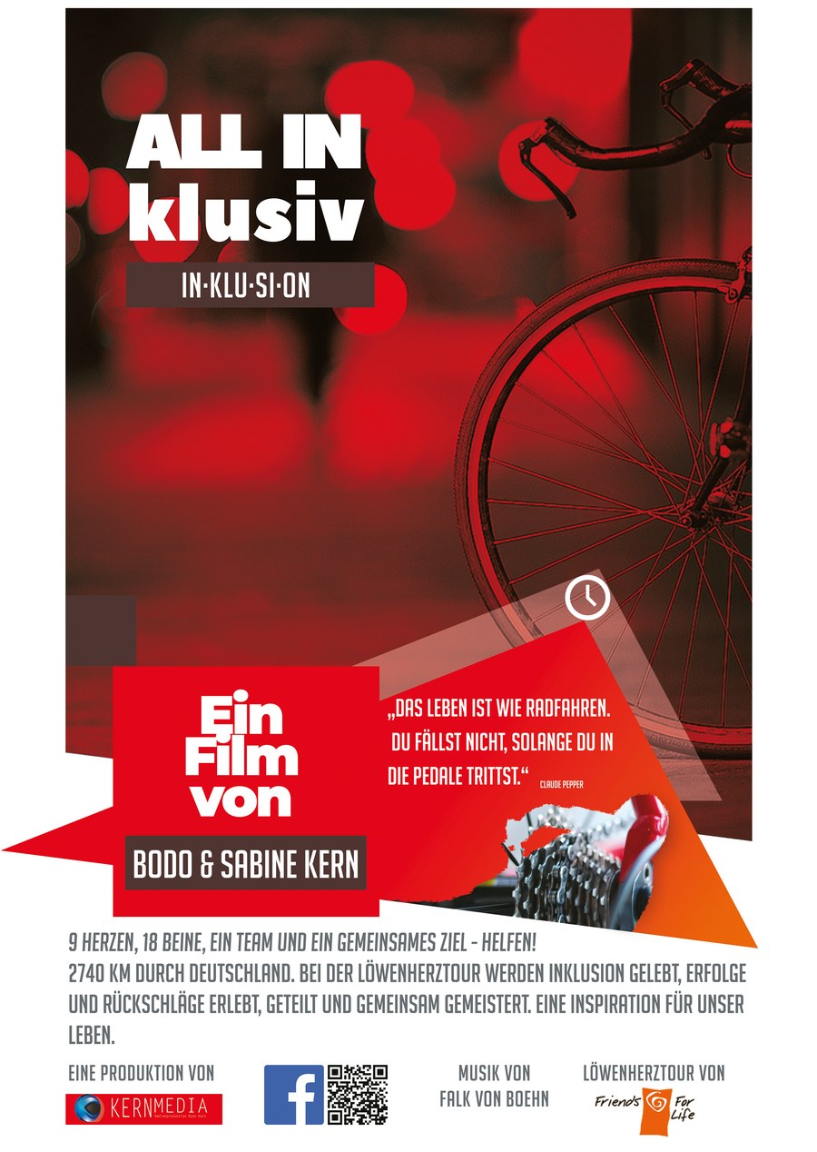 Kinoplakat „ALL IN klusiv
